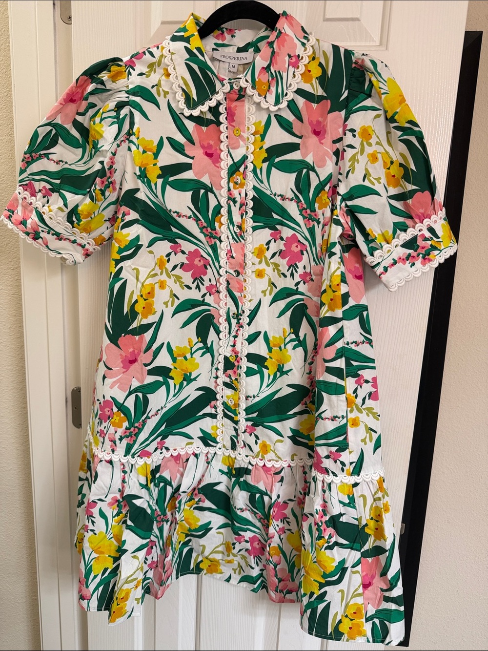 Prosperina Dress. Designed in USA .100 % Cotton . NEW with tags . Med.